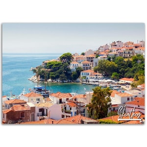 Skiathos Poster Print Wall Art | Skiathos Home Decor | Skiathos Digital Print | Skiathos Horizontal | Skiathos Hangings Travel Photo