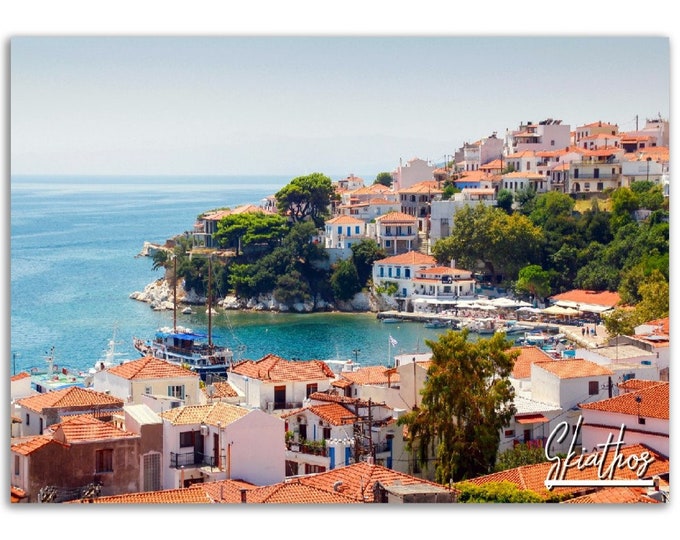 Skiathos Poster Print Wall Art | Skiathos Home Decor | Skiathos Digital Print | Skiathos Horizontal | Skiathos Hangings Travel Photo