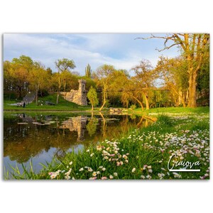 Craiova Poster Print Romania Wall Art | Craiova Park Photo Summer Pond Home Decor | Craiova Travel Gift | Craiova Horizontal Photography