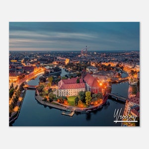 Wroclaw Poland Poster Print Wall Art | Wroclaw Home Decor | Wroclaw Collectible | Wroclaw Horizontal | Wroclaw Hangings Travel Photo Gifts