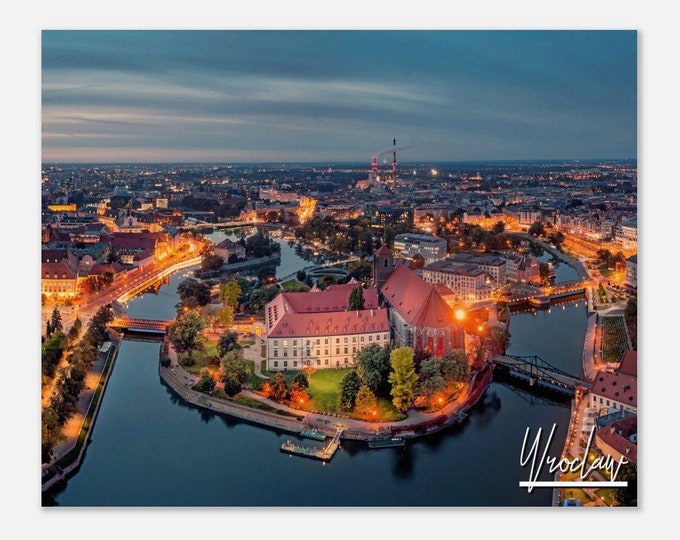Wroclaw Poland Poster Print Wall Art | Wroclaw Home Decor | Wroclaw Collectible | Wroclaw Horizontal | Wroclaw Hangings Travel Photo Gifts