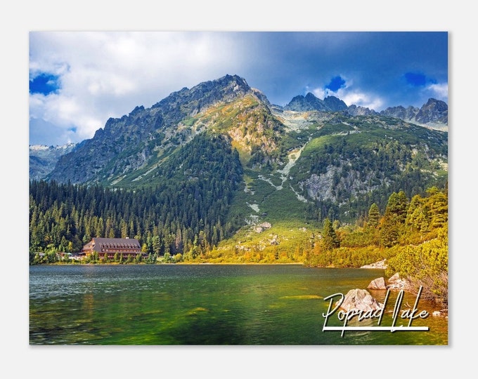 Poprad Lake Slovakia Poster Print Wall Art | Poprad Lake Home Decor | Poprad Lake Print Collectible | Poprad Lake Hangings Travel Photo