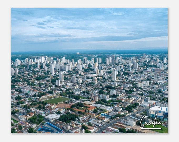 Cuiaba Brazil Poster Wall Art Cuiaba Home Decor | Cuiaba Brazil Print Collectible | Cuiaba Horizontal | Cuiaba Hangings Travel Photo Present