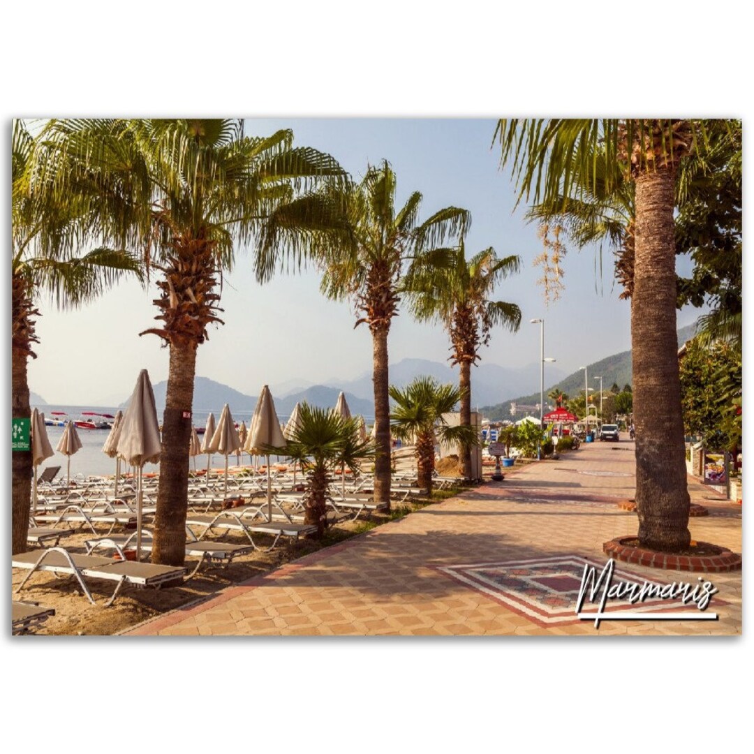 Marmaris Turkey Poster Print Wall Art Marmaris Home Decor Gift Hangings Marmaris Digital Prints