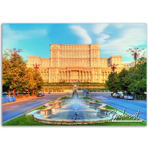 Bucharest Poster Print Wall Art | Bucharest Home Decor | Bucharest Digital Print | Bucharest Horizontal | Bucharest Hangings Travel Photo
