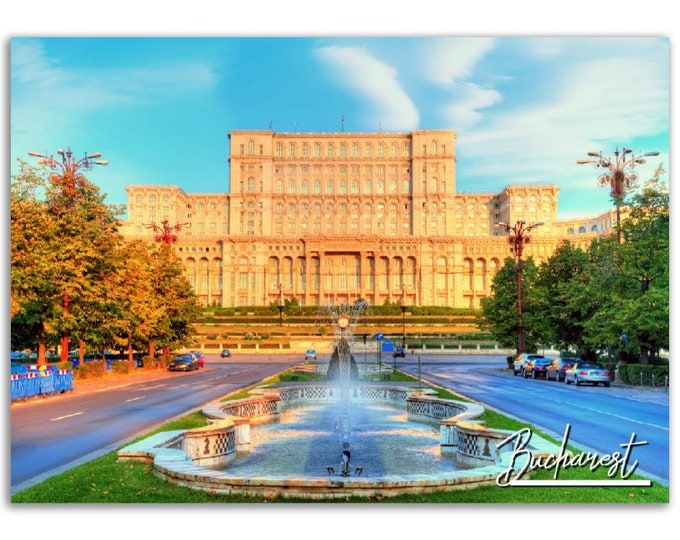 Bucharest Poster Print Wall Art | Bucharest Home Decor | Bucharest Digital Print | Bucharest Horizontal | Bucharest Hangings Travel Photo