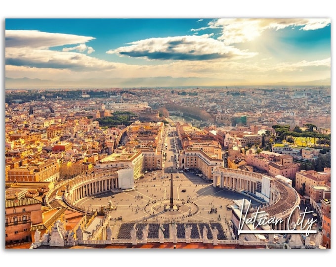 Vatican City Poster Print Wall Art | Vatican City Photo Home Decoration | Vatican City Traveler Gift | Vatican City Horizontal Photography