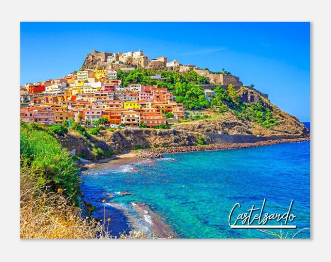 Castelsardo Italy Print Wall Art | Castelsardo Home Decor | Castelsardo Poster Print | Castelsardo Coast | Castelsardo Hangings Travel Photo