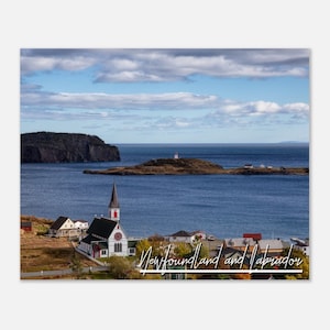 Newfoundland and Labrador Canada Poster Print Wall Art | Newfoundland and Labrador Home Decor | Newfoundland and Labrador Digital Print