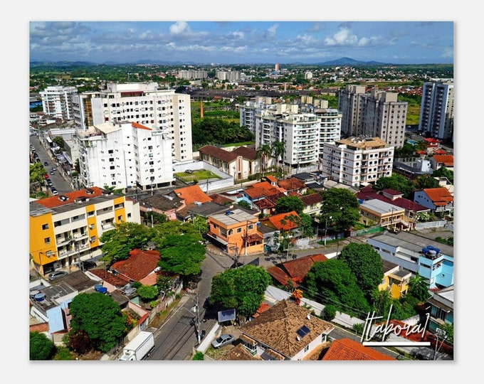 Itaboraí Brazil Travel Poster Wall Art | Itaboraí City Home Decor | Itaboraí Digital Print | Itaboraí Cityscape Horizontal Hangings Photo