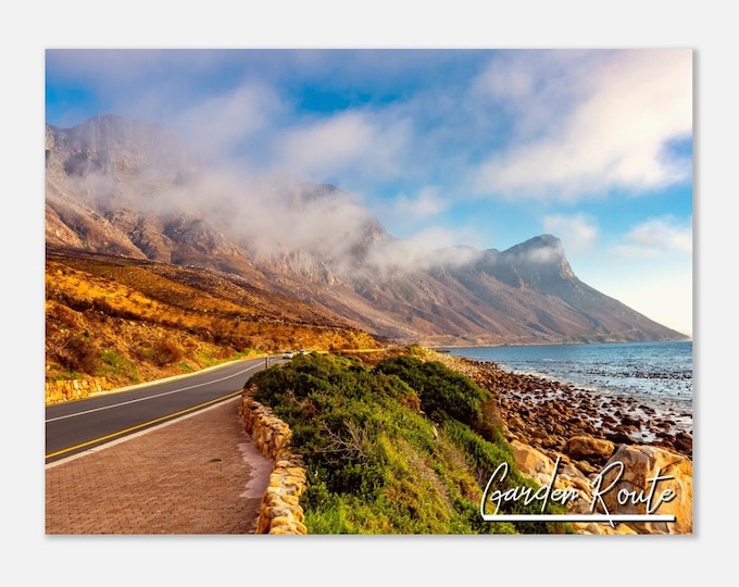 Garden Route South Africa Poster Print Wall Art | Garden Route Home Decor | Garden Route Print  | Garden Route Hanging Travel Photo l Photo