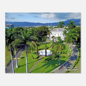 Kingston Jamaica Poster Wall Art | Kingston Town Home Decor | Kingston Digital Print | Kingston Night | Kingston Hangings Travel Photo Gift