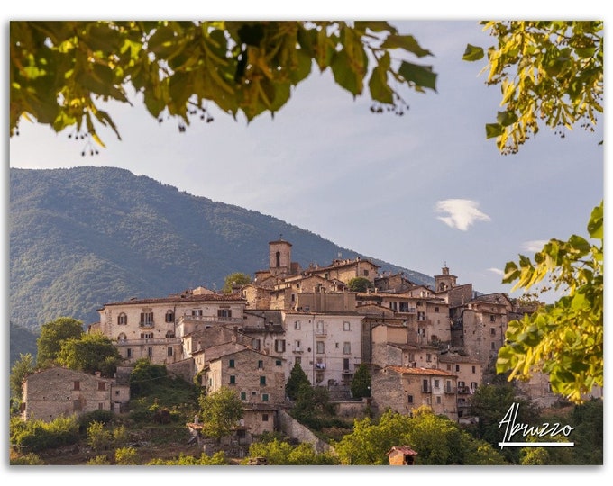 Abruzzo Poster Print Wall Art | Abruzzo Photo Home Decoration | Abruzzo Traveler Christmas Birthday Gift | Abruzzo Horizontal Photography