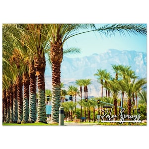 Palm Springs California Poster Print Wall Art / Mountain Home Decor Gift / Palm Springs Digital Print / Palm Springs Horizontal Travel Photo