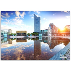 Leipzig Poster Print Germany Wall Art | Leipzig Photo Home Decoration | Leipzig Traveler Birthday Art Gift | Leipzig Horizontal Photography