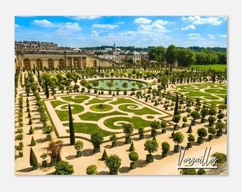 Versailles Palace Gardens Poster: French Travel Photography