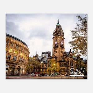 Sheffield United Kingdom Poster Print Wall Art | Sheffield Home Decor | Sheffield Print Collectible | Sheffield Hangings Travel Photo