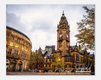Sheffield United Kingdom Poster Print Wall Art | Sheffield Home Decor | Sheffield Print Collectible | Sheffield Hangings Travel Photo