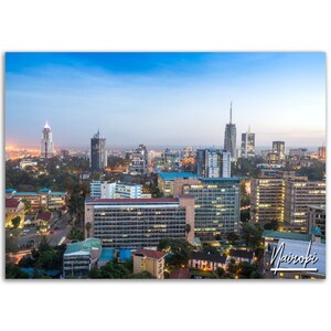Nairobi Poster Print Kenya Wall Art | Nairobi Home Decor Gift Hangings | Nairobi Digital Print Collectible | Nairobi Horizontal Travel Photo