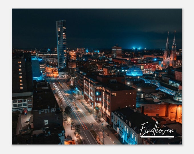 Eindhoven Netherlands Poster Wall Art Eindhoven Home Decor | Eindhoven Collectible | Eindhoven Horizontal | Eindhoven Hangings Travel Photo