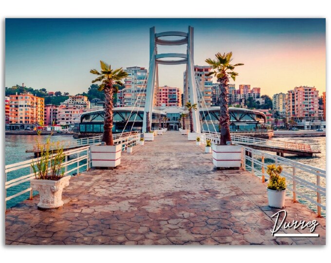 Durres Albania Poster Print Wall Art | Durres Home Decor Gift Hangings | Durres Digital Prints Collectible | Durres  Horizontal Travel Photo