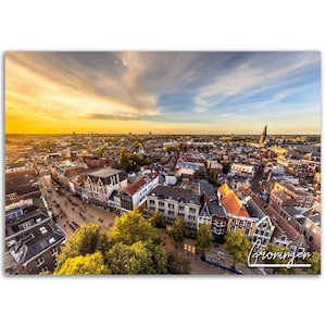 Groningen Poster Print Wall Art | Groningen Home Decor | Groningen Digital Print | Groningen Horizontal | Groningen Hangings Travel Photo