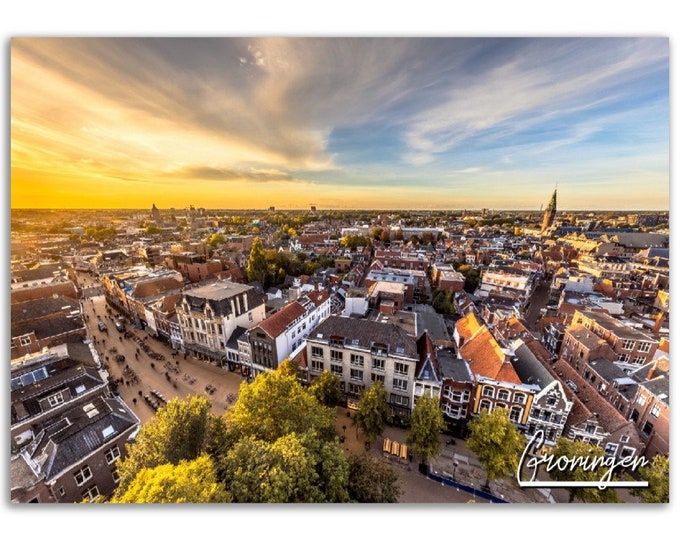Groningen Poster Print Wall Art | Groningen Home Decor | Groningen Digital Print | Groningen Horizontal | Groningen Hangings Travel Photo