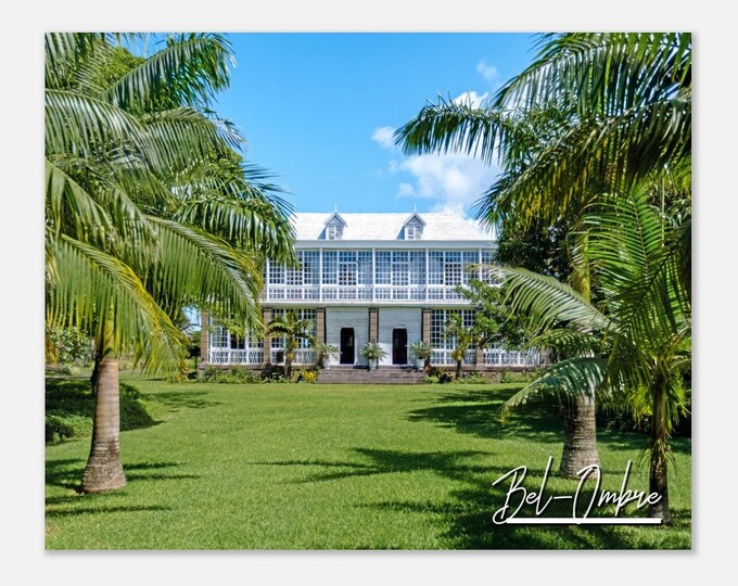 Bel-Ombre Mauritius Poster Wall Art | Bel-Ombre Home Decor | Bel-Ombre Castle Print | Bel-Ombre Garden | Bel-Ombre Hanging Travel Photo Gift