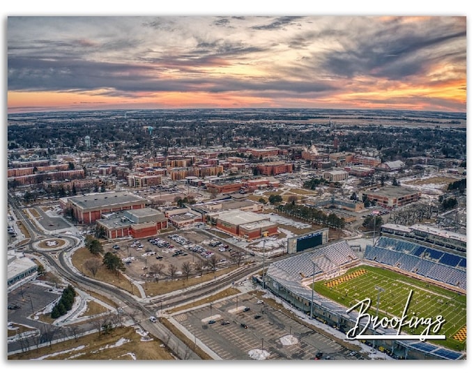 Brookings Poster Print South Dakota Wall Art | Brookings Photo Home Decoration | Brookings Travel Gift | Brookings Horizontal Photography