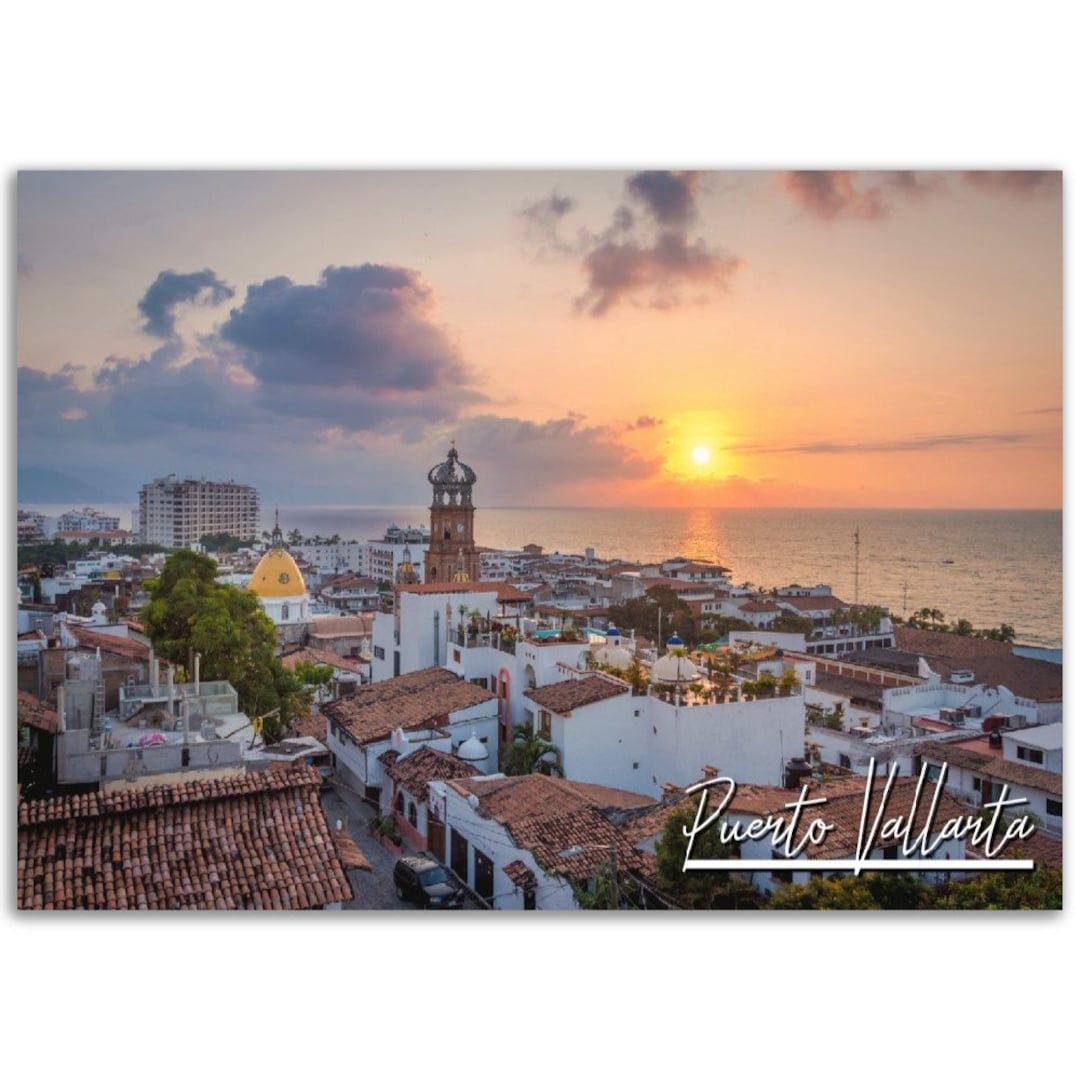 Puerto Vallarta Poster Print Wall Art Puerto Vallarta Home Etsy