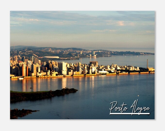 Porto Alegre Brazil Poster Wall Art Porto Alegre Home Decor | Porto Alegre Collectible | Porto Alegre Horizontal | Porto Alegre Travel Photo