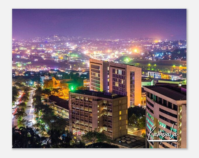 Kampala Uganda Poster Print Wall Art | Kampala Home Decor | Kampala Print Collectible | Kampala Horizontal | Kampala Hangings Travel Photo