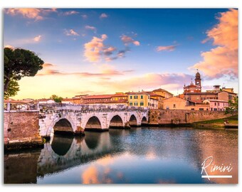 Rimini poster print kunst aan de muur Rimini huisdecoratie Rimini digitale print collectible Rimini Italie Horizontaal Rimini Hangings Reisfoto Etsy Nederland