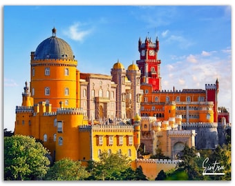 Pena Palace, Sintra Portugal Photo Print: Travel Wall Art