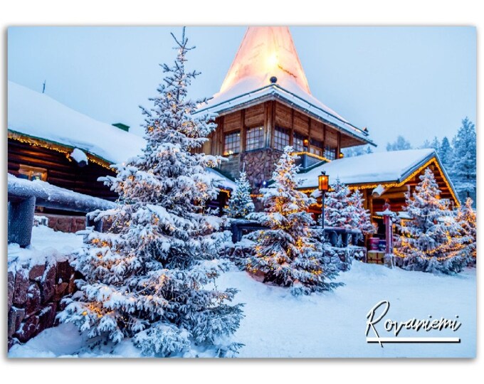 Rovaniemi Poster Print Wall Art | Rovaniemi Home Decor | Rovaniemi Lapland Print | Rovaniemi Horizontal | Rovaniemi Hangings Travel Photo