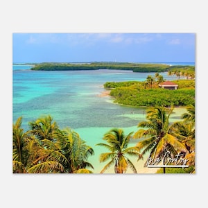 Isla Contoy Mexico Travel Poster Wall Art | Isla Contoy Seascape Home Decor | Isla Contoy Coast Digital Print | Isla Contoy Horizonta Photo