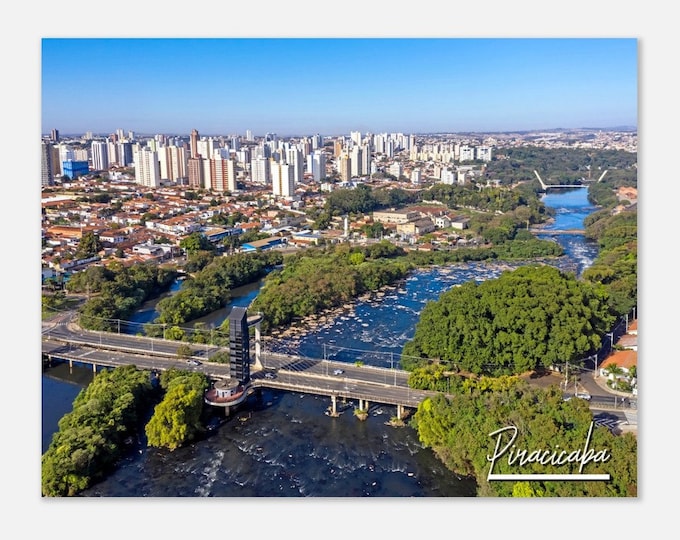 Piracicaba Brazil Poster Print Wall Art | Piracicaba Home Decor | Piracicaba Print Collectible | Piracicaba Hangings Travel Photo