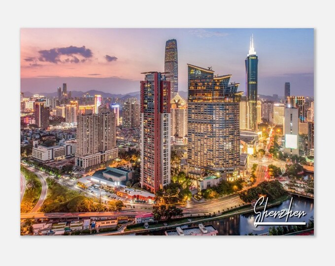 Shenzhen Poster Print Wall Art | Shenzhen China Home Decor | Shenzhen Digital Print | Shenzhen Horizontal | Shenzhen Hangings Travel Photo
