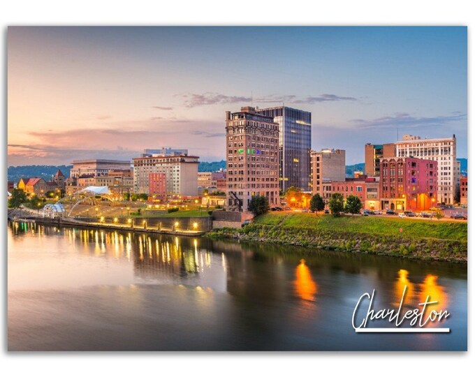 Charleston Poster Print West Virginia Wall Art | Charleston Photo Home Decoration | Charleston Travel Gift Charleston Horizontal Photography