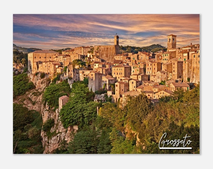 Grosseto Italy Poster Wall Art | Grosseto Skyline Home Decor | Grosseto Poster Print | Grosseto Horizontal | Grosseto Citycape Travel Photo