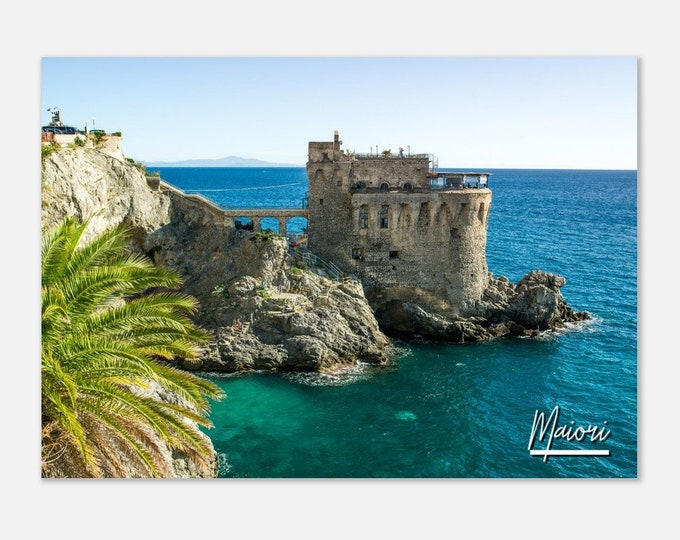 Maiori Italy Poster Print Wall Art | Maiori Mountain Home Decor | Maiori Coastline Digital Print | Maiori Town | Maiori Hanging Travel Photo