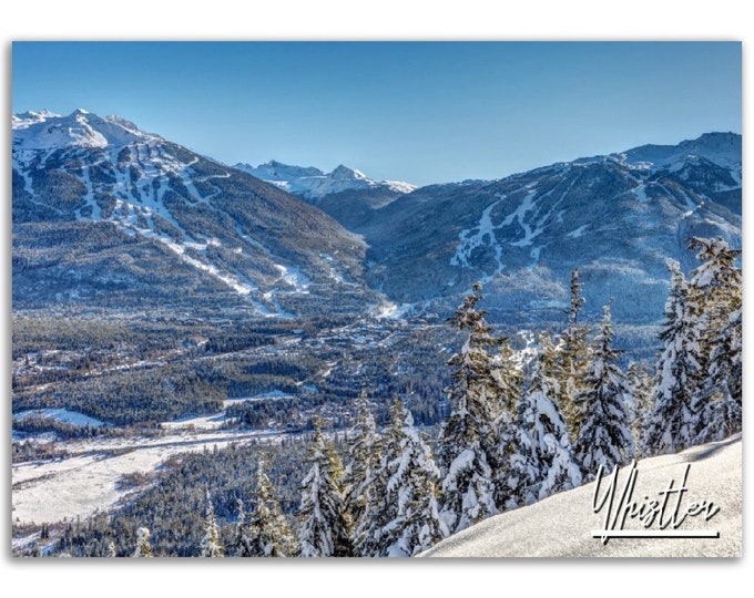 Whistler Poster Print Wall Art | Whistler Home Decor | Whistler Digital Print | Whistler Canada Horizontal | Whistler Hanging Travel Photo