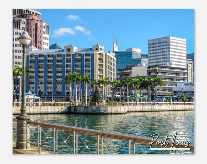 Port Louis Mauritius Poster Print Wall Art | Port Louis Home Decor | Port Louis Horizontal | Port Louis Hangings Travel Photo Present