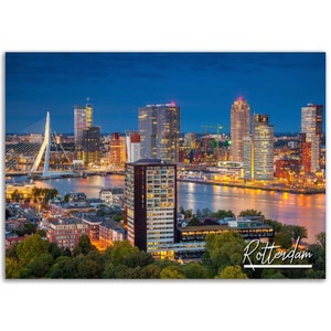 Rotterdam Poster Print Wall Art | Rotterdam Home Decor | Rotterdam Digital Print | Rotterdam Horizontal | Rotterdam Hangings Travel Photo