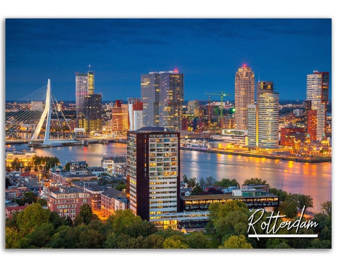 Rotterdam Poster Print Wall Art | Rotterdam Home Decor | Rotterdam Digital Print | Rotterdam Horizontal | Rotterdam Hangings Travel Photo
