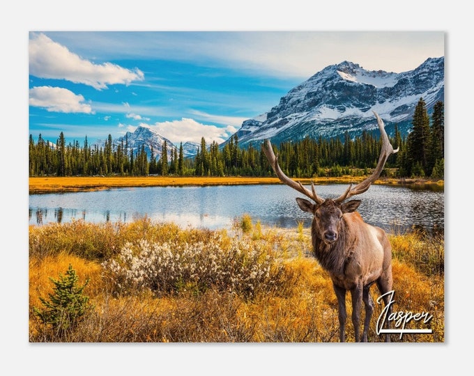 Jasper Canada Poster Print Wall Art | Jasper Home Decor | Jasper Digital Print Collectible | Jasper Horizontal | Jasper Hanging Travel Photo