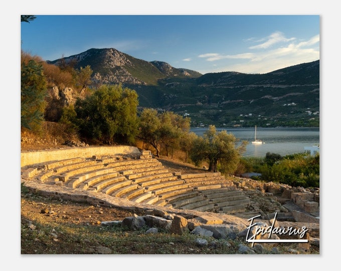Epidaurus Greece Poster Wall Art | Epidaurus Home Decor | Epidaurus Mountain Print | Epidaurus Coastal | Epidaurus Hangings Travel Photo