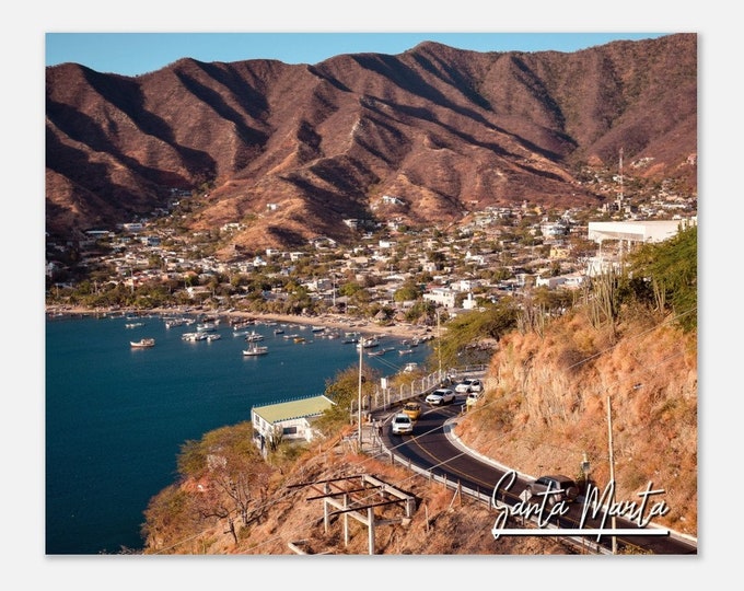 Santa Marta Colombia Poster Print Wall Art | Santa Marta Home Decor | Santa Marta Digital Collectible | Santa Marta Hangings Travel Photo