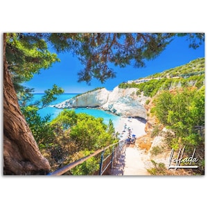 Lefkada Poster Print Wall Art | Lefkada Home Decor | Lefkada Digital Print Collectible | Lefkada Horizontal | Lefkada Hangings Travel Photo