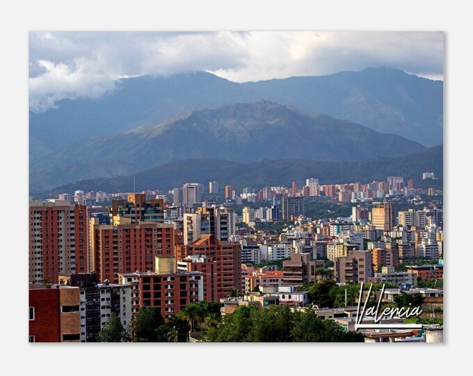 Valencia Venezuela Travel Poster Wall Art | Valencia Home Decor | Valencia Digital Print | Valencia Horizontal | Valencia Hangings Photo
